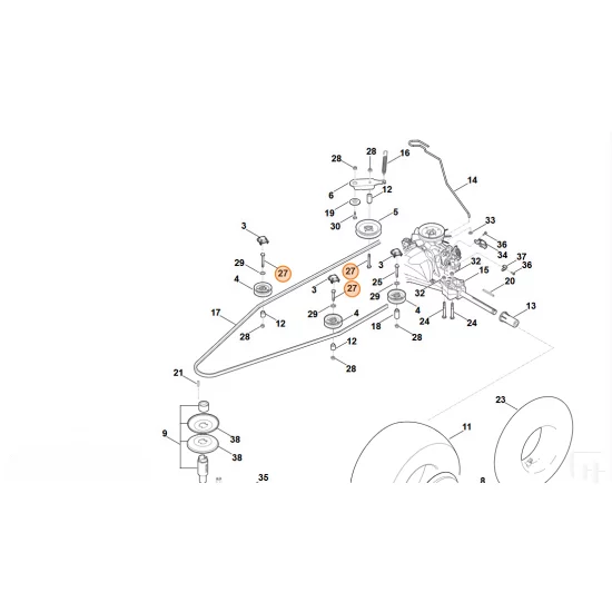 STIHL   Śruba sześciokątna M8x55 9008 319 1960